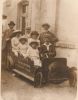 Zander family in car - circa 1915